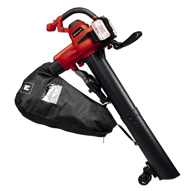 Power X-Change Cordless Leaf Blower/Shredder Vacuum - Red, red, EINHELL