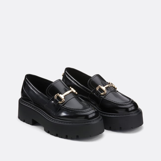 Mocassins en cuir Occupy  noir <span itemprop=