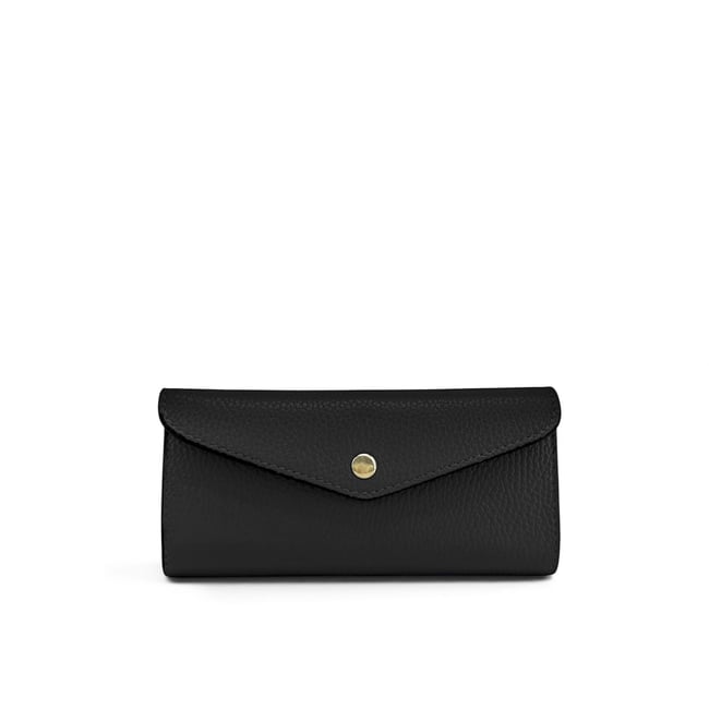 Pochette portefeuille en cuir grainé CLELIA - OH MY BAG