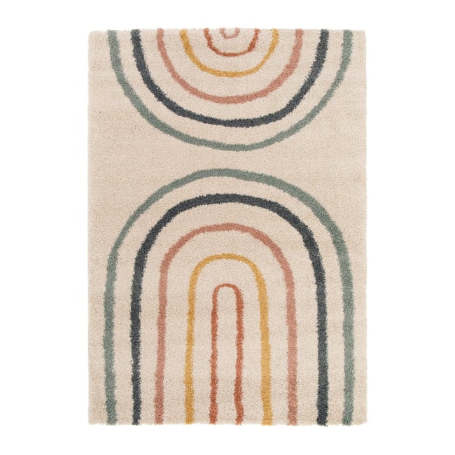 Tapis enfant épais et confortable HARMONI Couleur palette colorée <span itemprop=