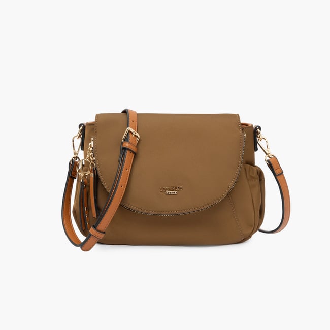 Sac porté épaule  Teralia M doré,kaki <span itemprop=