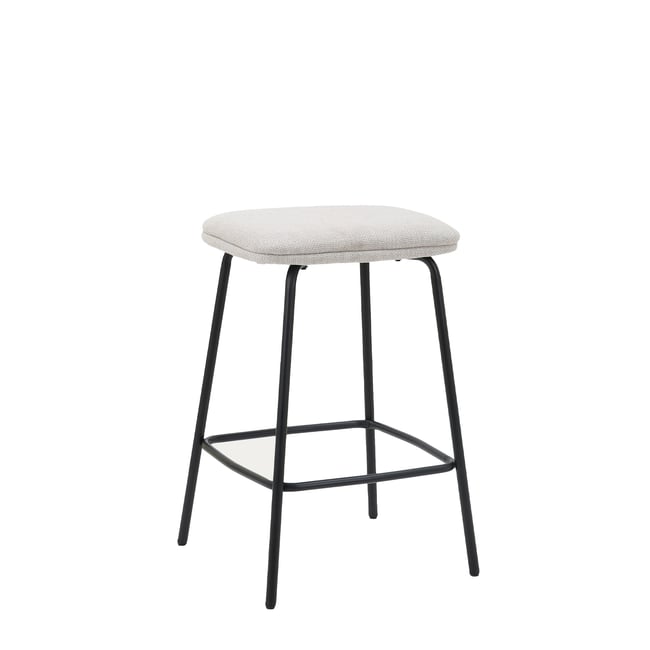 Tabouret Rembourrée - MEIS Couleur beige <span itemprop=