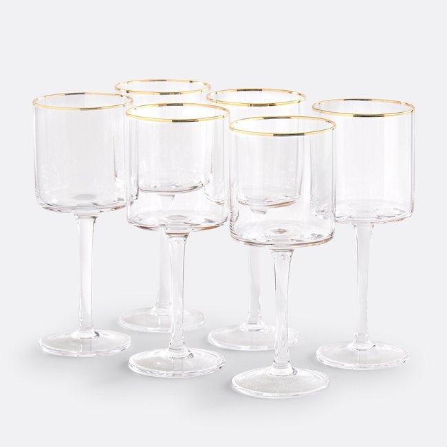 Set of 6 Coblice Wine Glasses gold-coloured LA REDOUTE INTERIEURS