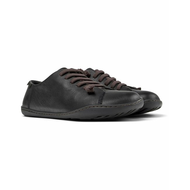 Peu Leather Trainers, black, CAMPER