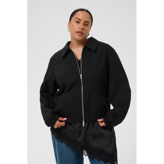 Manteau noir black deep <span itemprop=