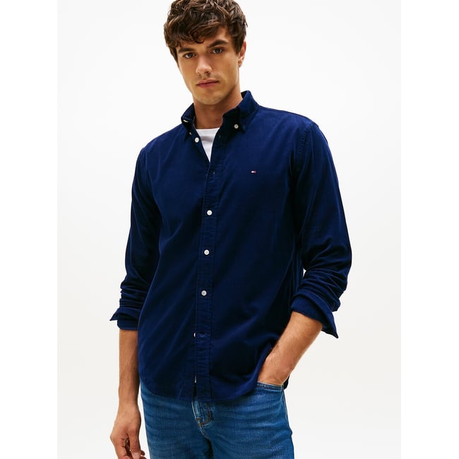 Corduroy Long Sleeve Shirt - TOMMY HILFIGER