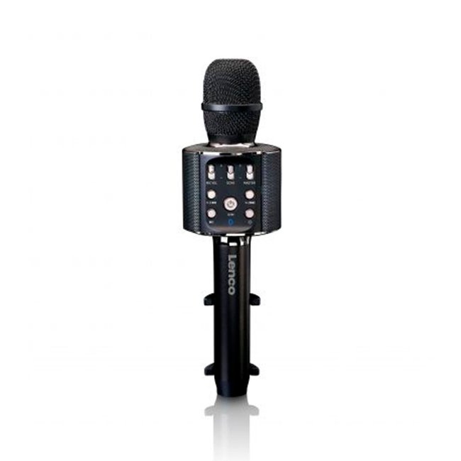 Coluna bluetooth com microfone sem fios, preto, da Lenco preto <span itemprop=