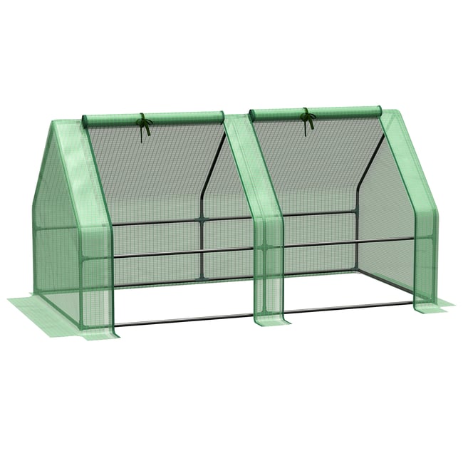 Mini-serre PE Vert - OUTSUNNY