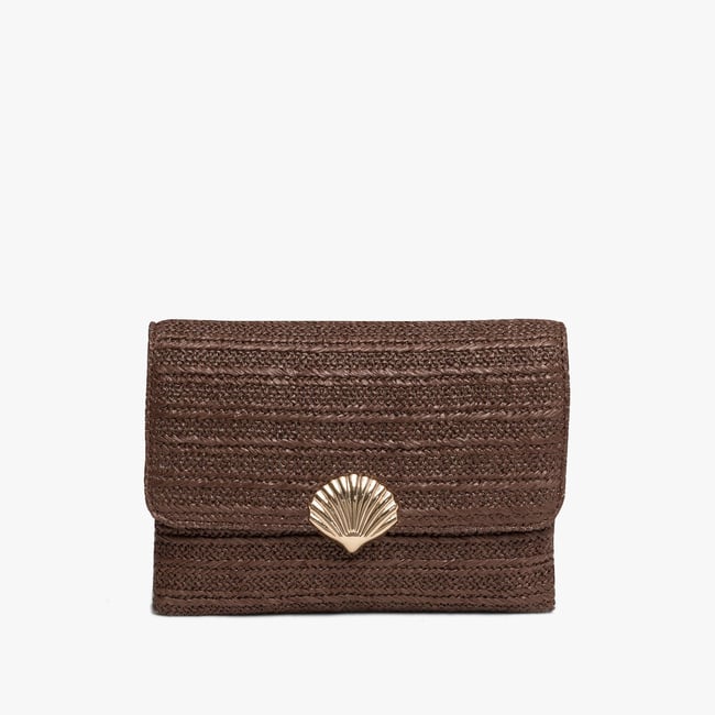 Sac Pochette ELEANA chocolat <span itemprop=