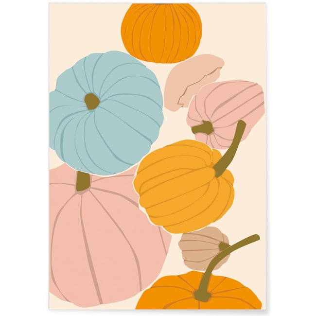 Affiche Abstract Autumn 3 Couleur blanc <span itemprop=