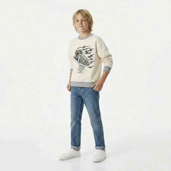Pull  - Très bon état blanc <span itemprop=