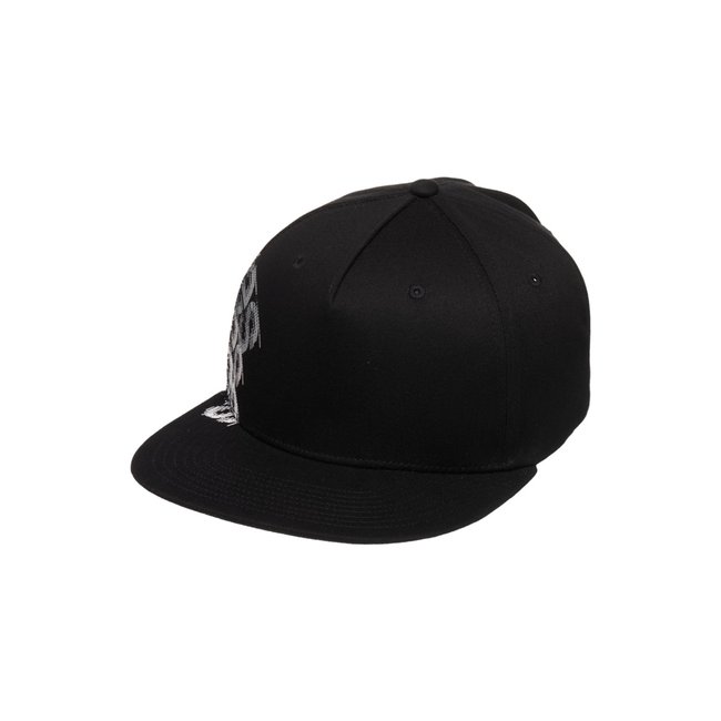 Casquette à visière plate. noir black <span itemprop=
