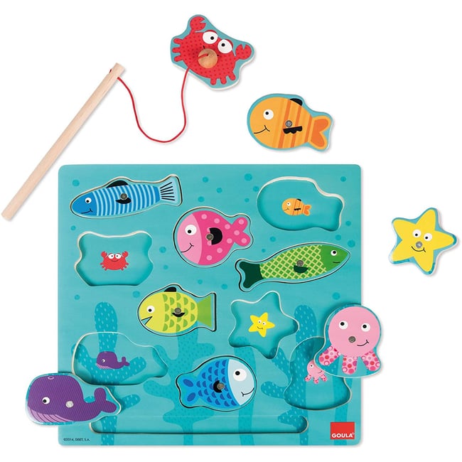 Encastrement Pêche Magnétique bleu <span itemprop=