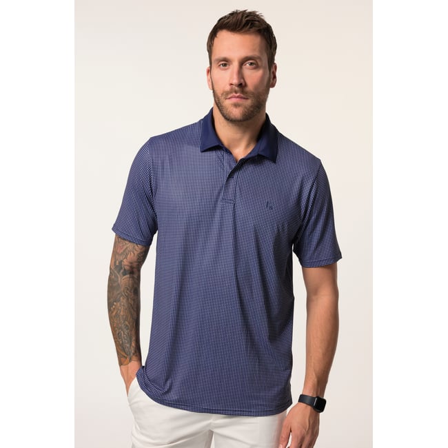 Polo spécial golf bleu marine <span itemprop=