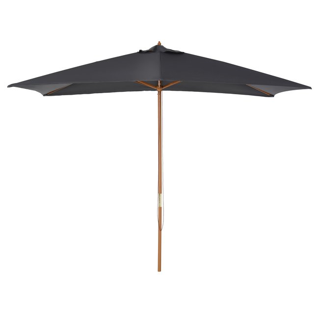 Parasol droit rectangulaire grande taille dim. 3L x 2l x 2,5H m - OUTSUNNY