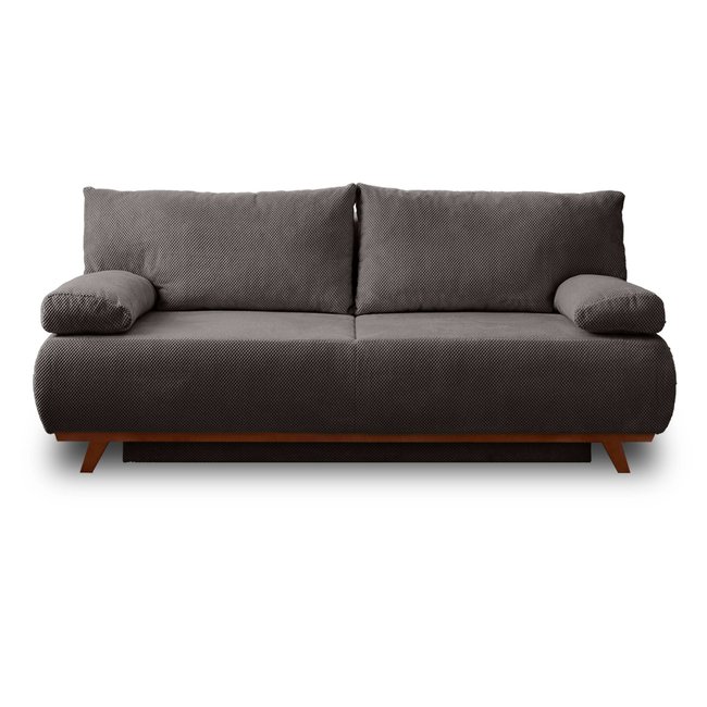 Canapé Convertible en Velours texturé 3 places - CRISTAL - LISA DESIGN