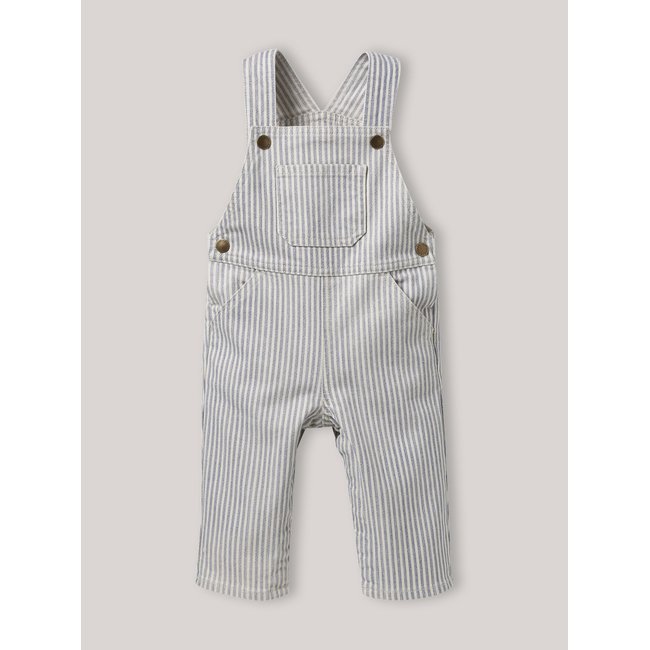 Salopette rayée -  Hickory Stripes rayure ciel <span itemprop=