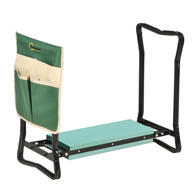 Genouillère de jardinage Acier Vert vert <span itemprop=