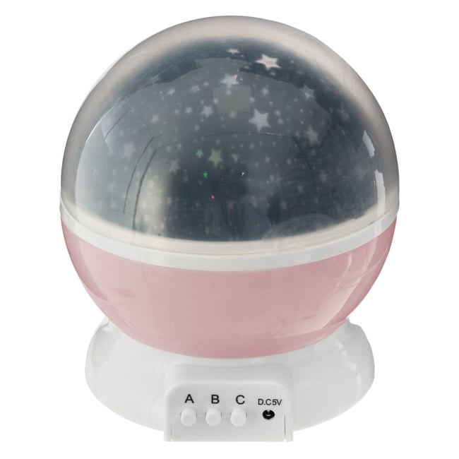 Veilleuse enfant PROJECTEUR rose <span itemprop=