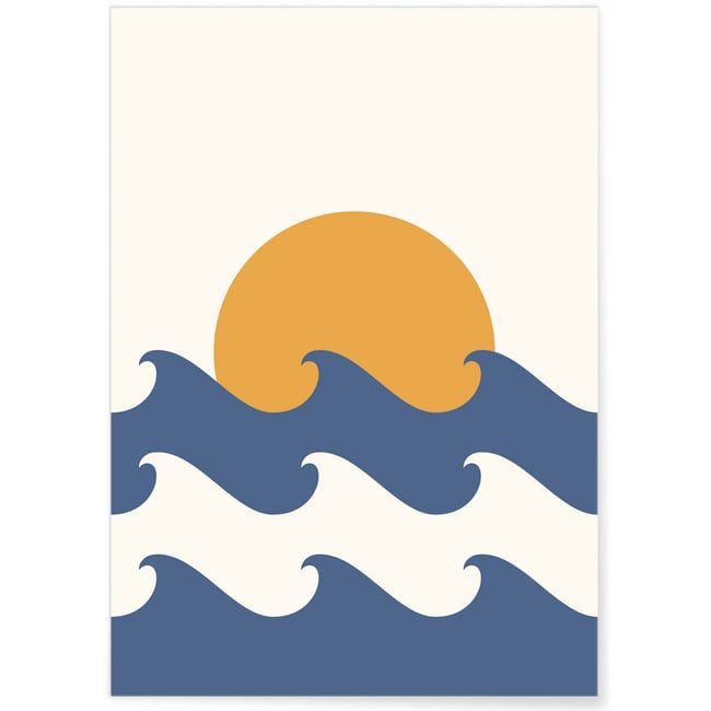 Affiche Summer 1 Couleur blanc <span itemprop=