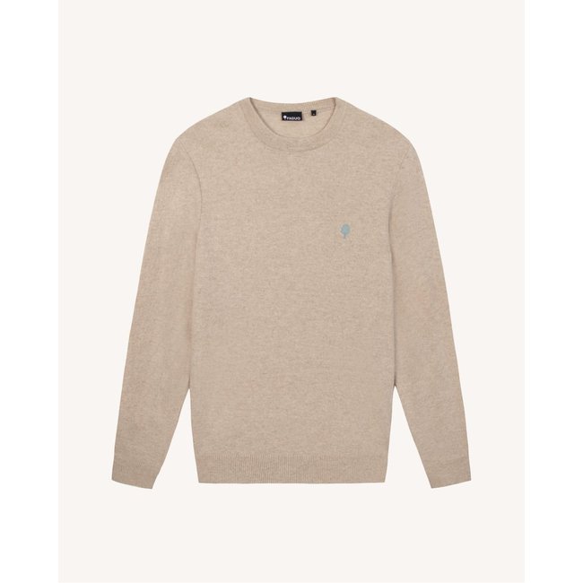 Pull laine MARLY MARLY beige <span itemprop=