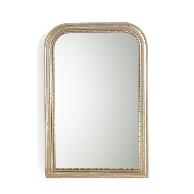 Spiegel in massief mangohout 60x90 cm, Afsan <span itemprop=