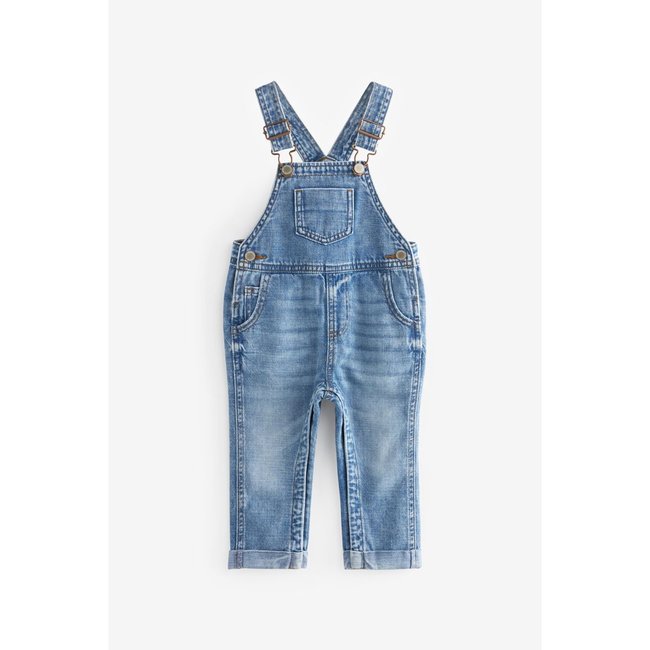 Salopette en jean bleu clair <span itemprop=