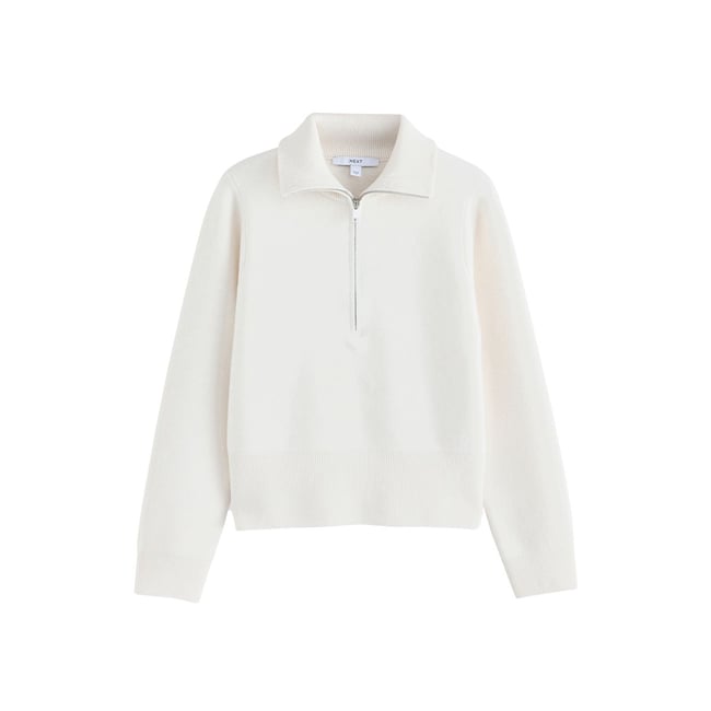 Pull ultra-doux à col cheminée zippé - NEXT