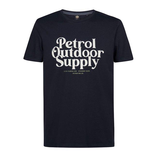 T-shirt com logótipo - PETROL INDUSTRIES