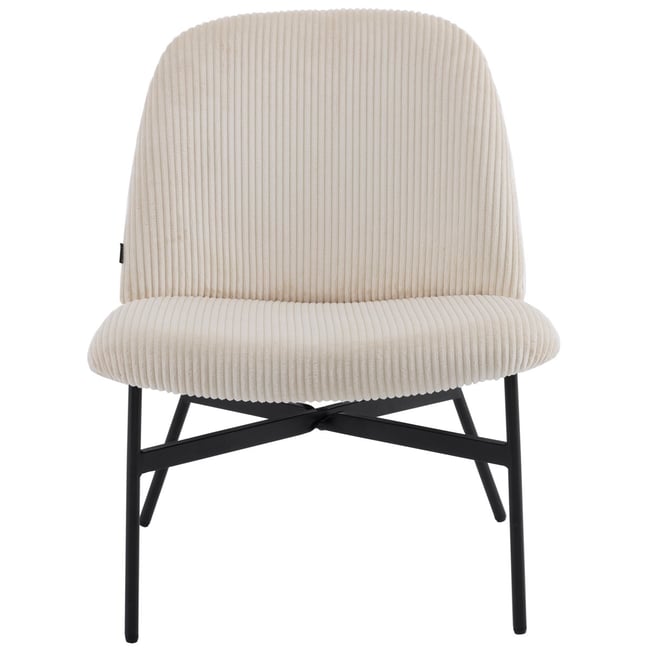 Fauteuil en velours côtelé - PETRA - HOMIFAB