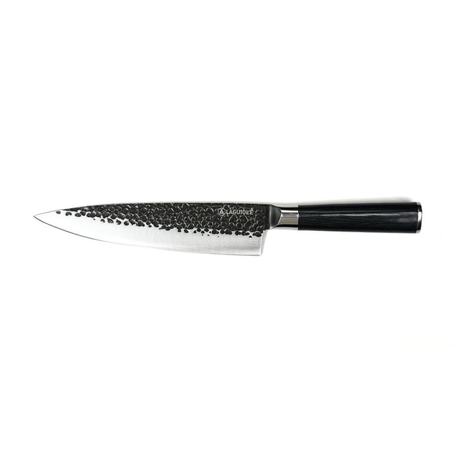 Couteau de chef noir 34cm avec étui - 