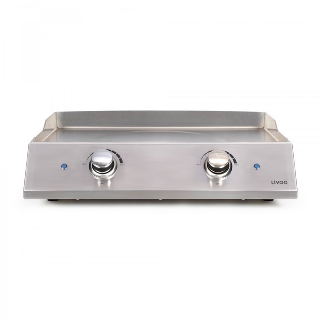 Plancha électrique inox 2 thermostats - LIVOO