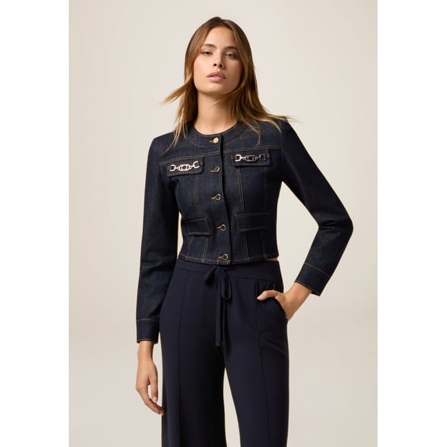 Veste bleu <span itemprop=