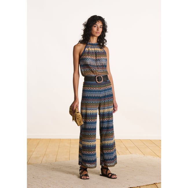 Pantalon 7/8ème ample en crochet - LA FEE MARABOUTEE