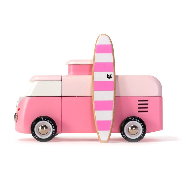 VW Beach Bus rose - CANDYLAB TOYS