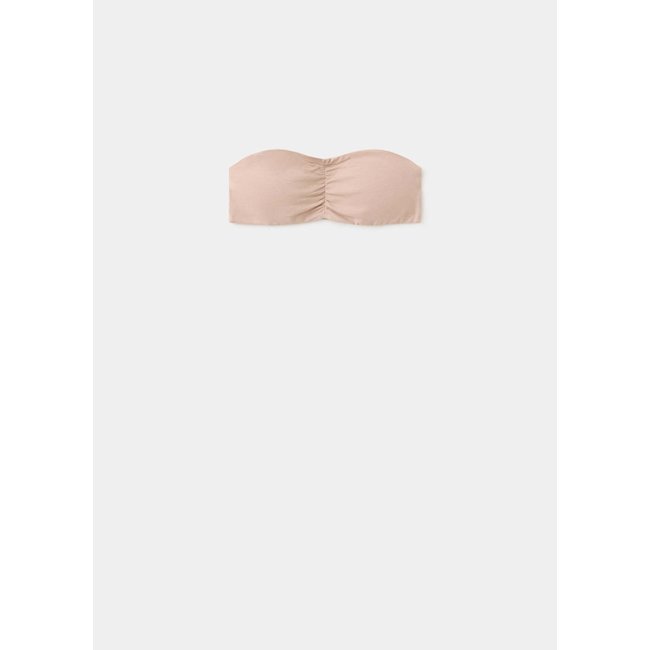 Top bandeau beige <span itemprop=