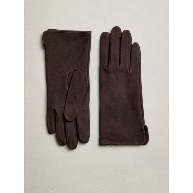 Gants n. premium marron chocolat <span itemprop=