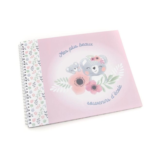 Album de classe Couleur rose, gris, vert <span itemprop=