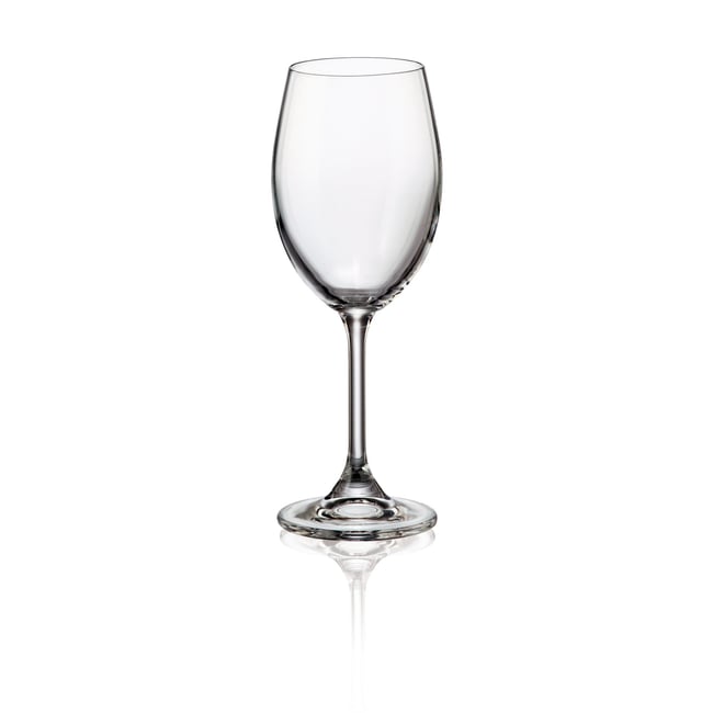 Boîte de 6 verres à vin 25cl, OSLO Couleur transparent <span itemprop=