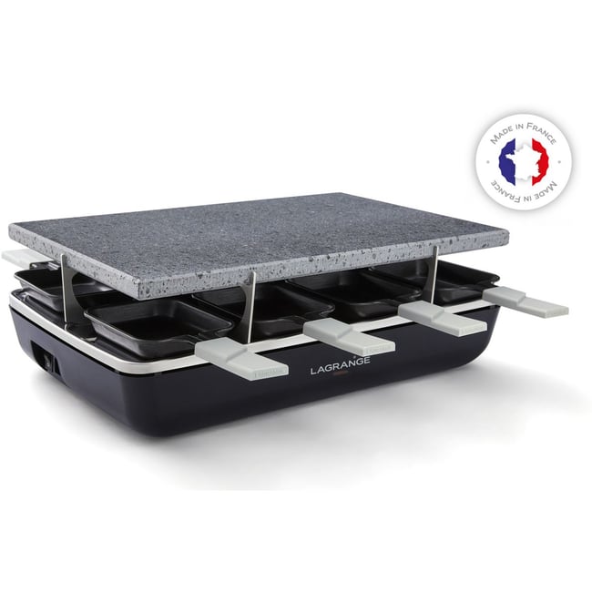 Raclette element noir pierre de cuisson noir <span itemprop=