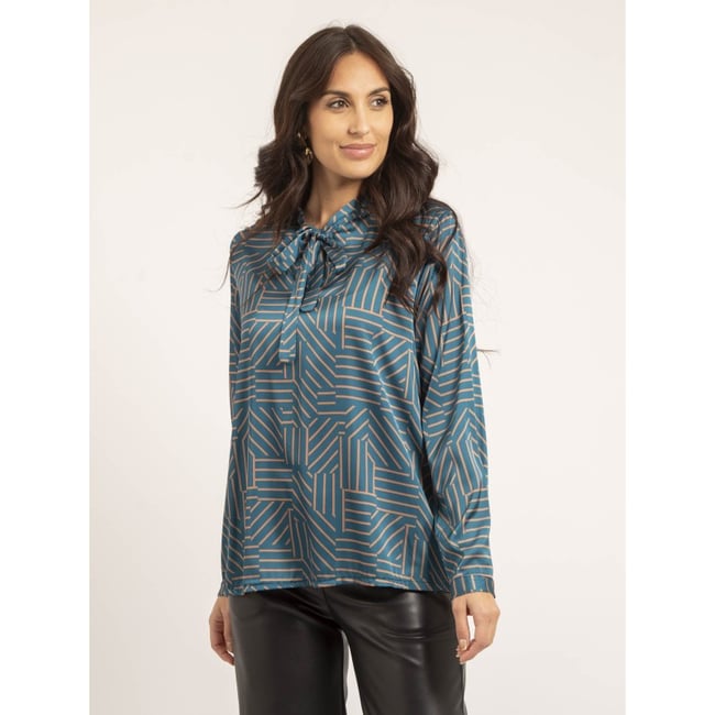 Blouse Fluide Motifs Ozalia - DONA LISA