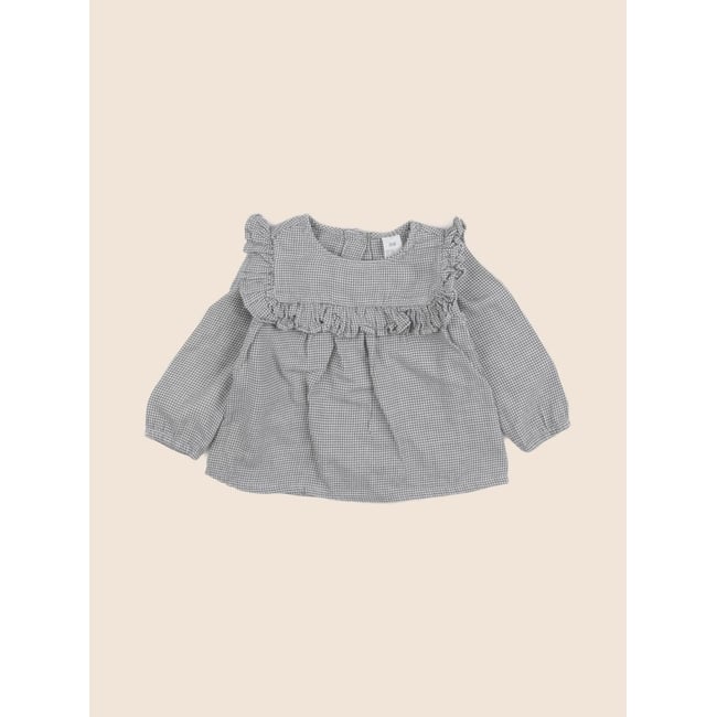 Blouse - Très bon état gris <span itemprop=
