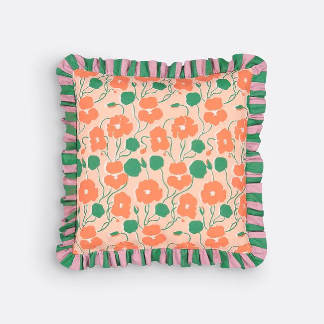 Housse de coussin 45x45 cm, Marles multicolore <span itemprop=