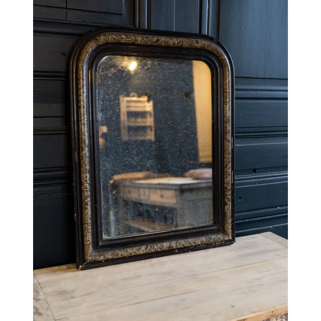 Miroir Louis Philippe Georges N°298 - Bon état Couleur noir <span itemprop=