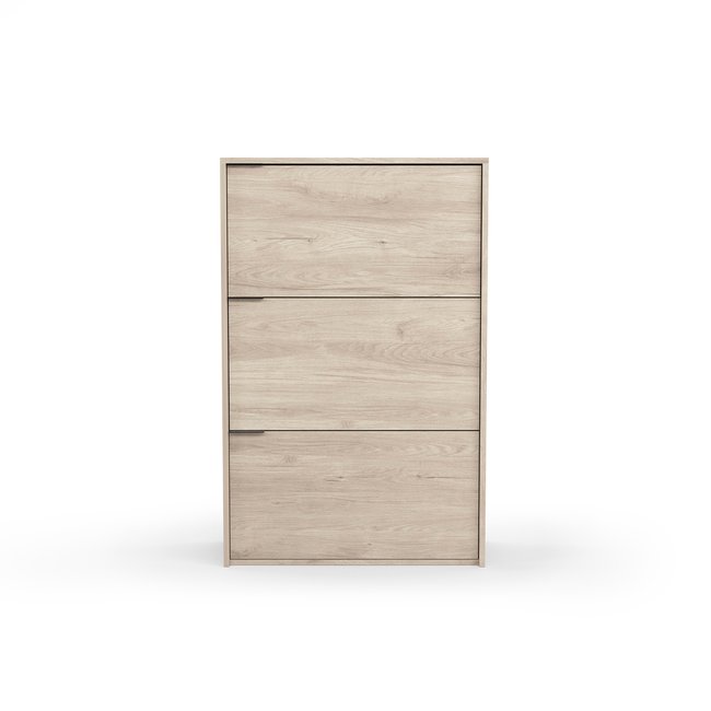 Meuble à chaussures en mélamine 3 abbatantes, Arhus - HERDASA