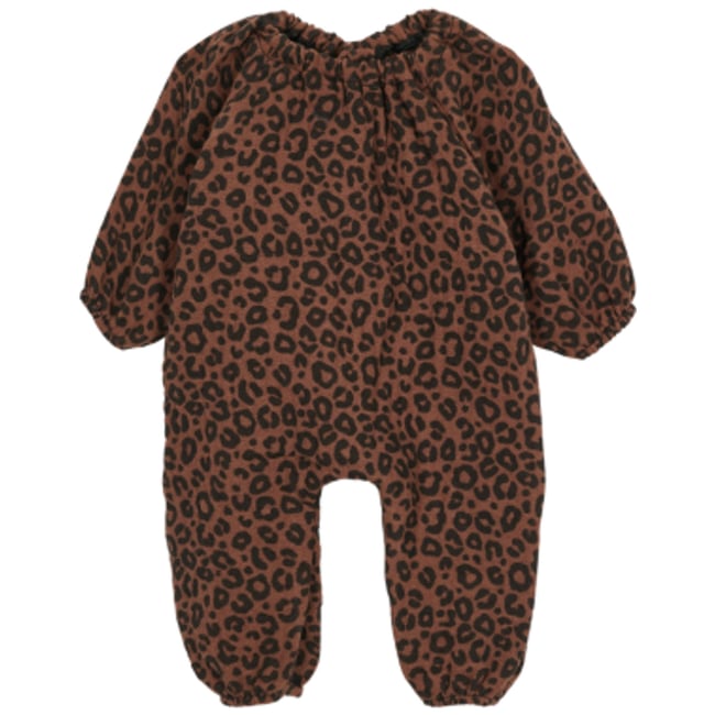 Tenue pour poupée sans col marron, noir <span itemprop=