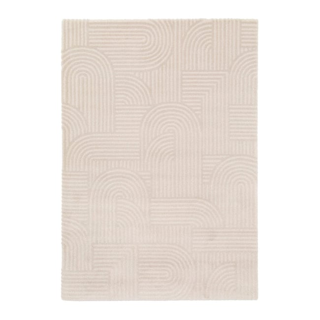 Tapis design doux et confortable PORTOFINO Couleur beige sable <span itemprop=