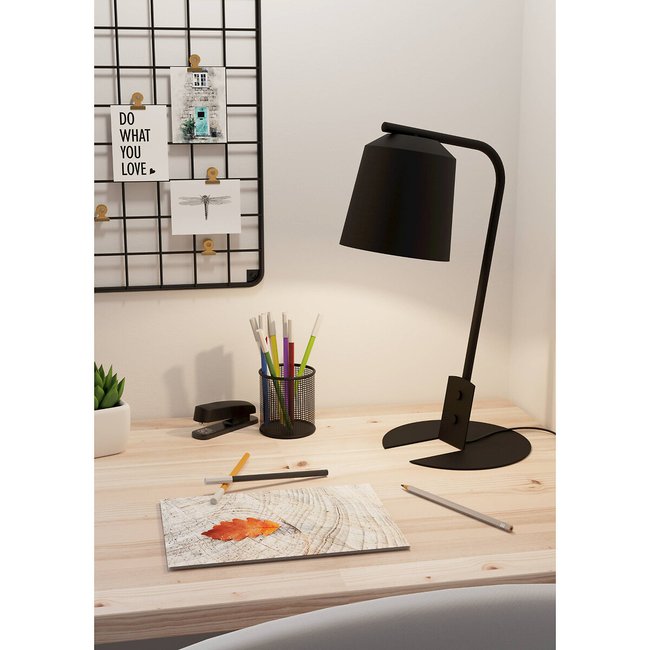 Candeeiro de mesa Oneda, EGLO preto <span itemprop=