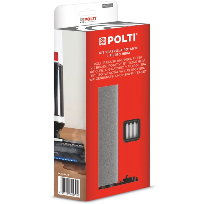 Kit accessoires Brosse rotative filtre HEPA balai nettoyeur RollySteam - POLTI