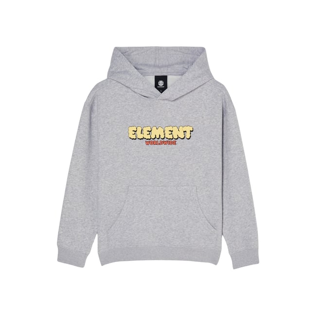Sweat capuche FLUFF gris mid grey heather <span itemprop=